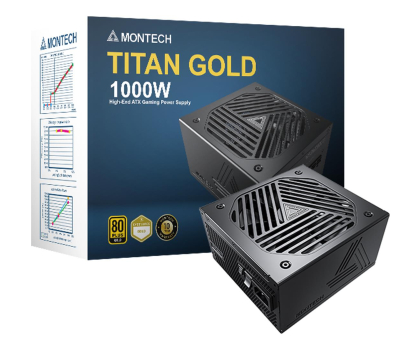 Zasilacz do komputera Montech TITAN 1000W 80 Plus Gold ATX 3.0
